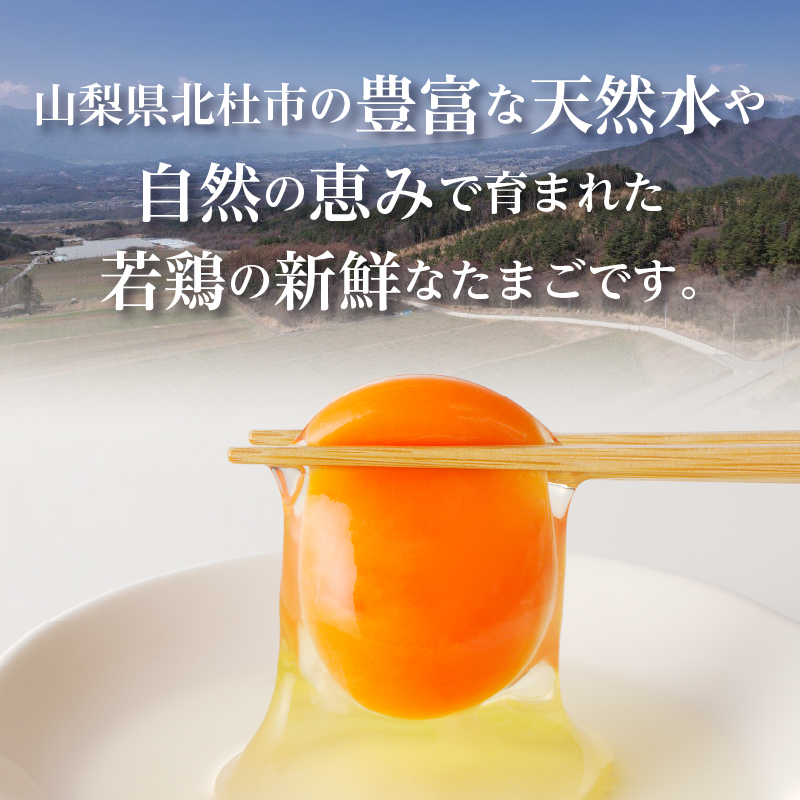 金賞受賞 明野のたまご50個　卵 鶏卵 M～L サイズ 知事賞 金賞受賞 たまご コク 旨味 濃厚 山梨県 北杜市産 明野 ハイチック