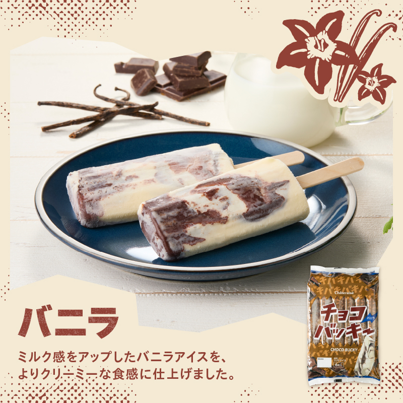 【シャトレーゼ】チョコバッキーバニラ詰合せ36本入　アイスクリーム スイーツ アイス セット 人気 15000円 以内