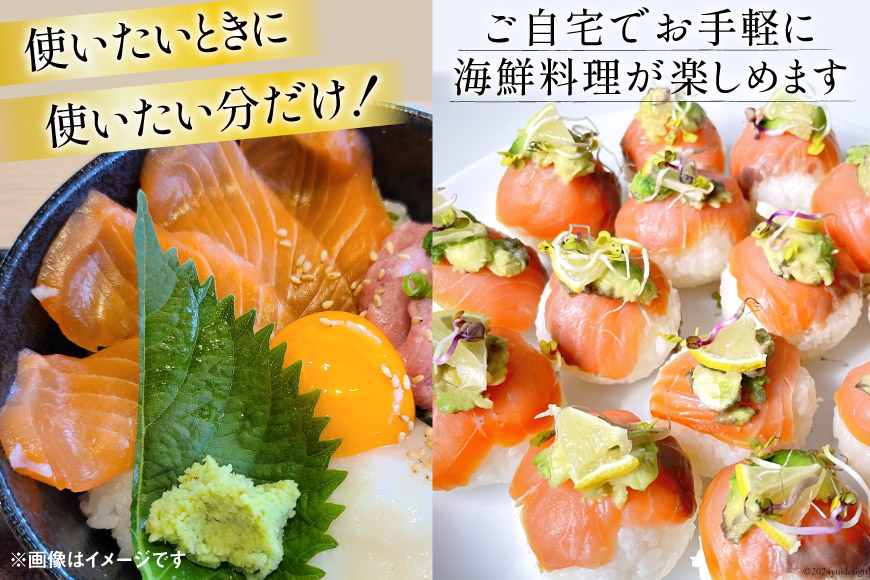 サーモン 切り落とし 味付き 60g 20パック 計1.2kg 冷凍 小分け [トライ産業 静岡県 吉田町 22424419-a] トラウトサーモン さーもん 刺身 刺身用 海鮮丼