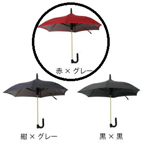 逆に開く傘　ＧＡＸ　UMBRELLA　Ｇ?１Ｓ 　色：赤×グレー