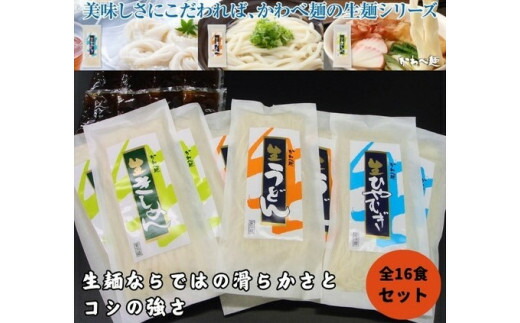 かわべ麺 生麺・麺つゆ詰合せ 8袋 合計約2.2kg（生うどん3袋・生きしめん3袋・生ひやむぎ2袋・麺つゆ30ml×8） | 食べ比べ 詰め合わせ セット コシ のどごし 滑らか お取り寄せ ギフト お中元 お歳暮 きし麺 冷麦 冷や麦 麺 麺類 冷蔵 愛知県 春日井市