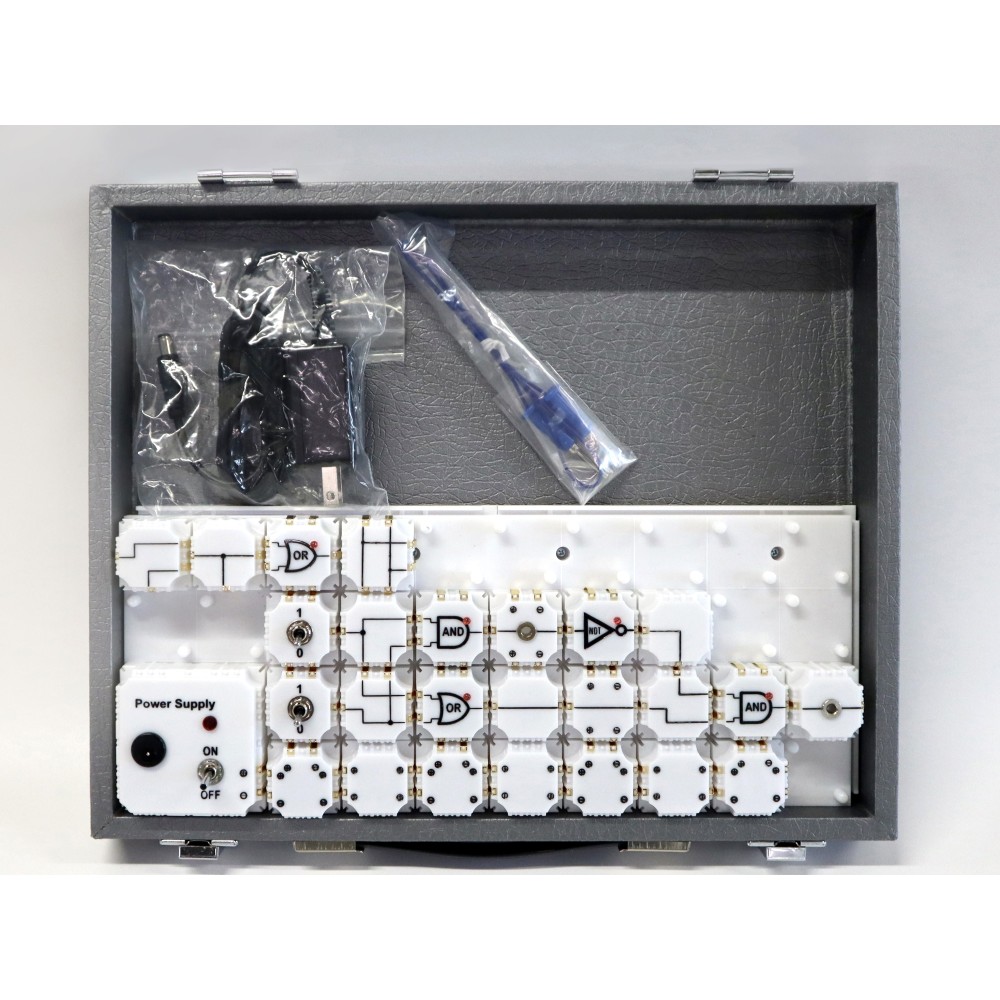 論理回路動作の実習キット 電子ブロックシステム DBL-23（情報教科・論理回路実習装置）