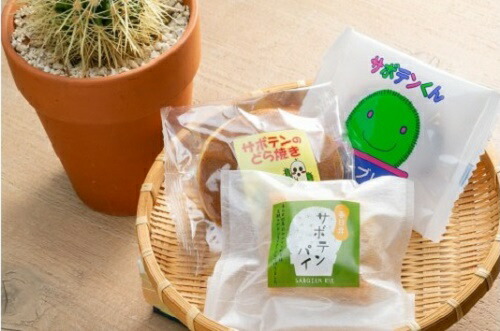 珍しくてかわいい！サボテントリオ（サボテンを使った焼き菓子詰合せ）