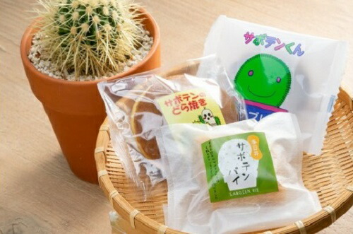 珍しくてかわいい！サボテントリオ（サボテンを使った焼き菓子詰合せ）