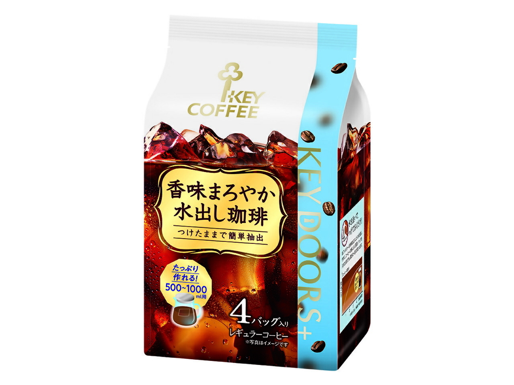 KEY DOORS+ 香味まろやか 水出し珈琲(4袋入り×6パック)