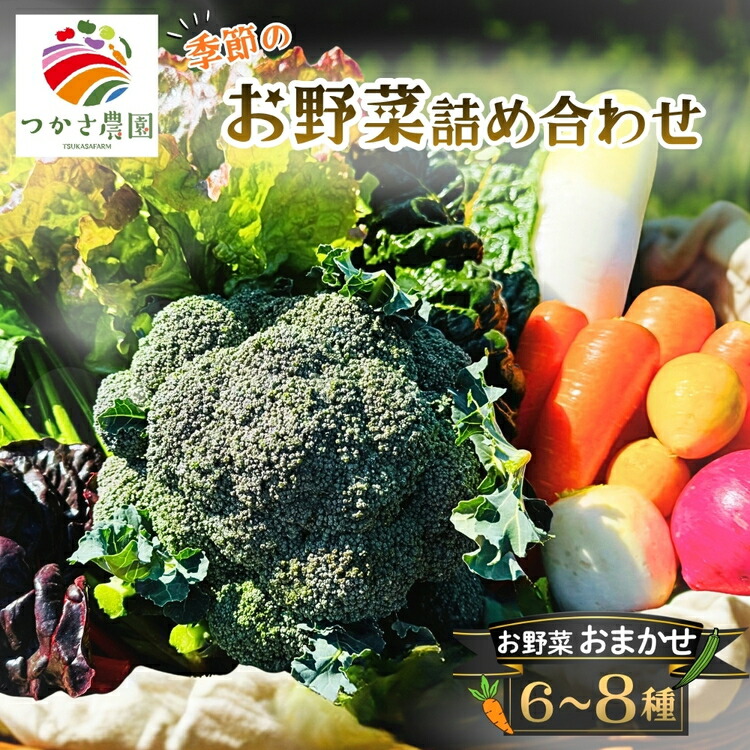 つかさ農園 季節のお野菜詰め合わせ（6?8種） ※北海道・沖縄・離島への配送不可 ※2026年6月中旬?9月下旬頃に順次発送予定