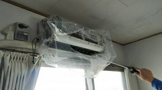 ルームエアコン　室内機洗浄