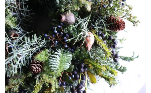 Xmas限定　クリスマスリース Φ40 ※2025年11月下旬頃より順次発送予定