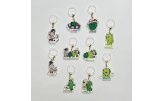 春日井ご当地キャラクターのめじるしアクセサリー10種セット
