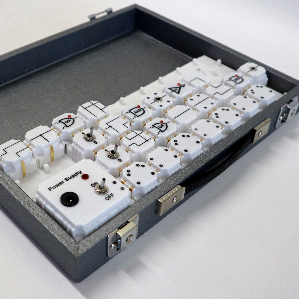 論理回路動作の実習キット 電子ブロックシステム DBL-23（情報教科・論理回路実習装置）