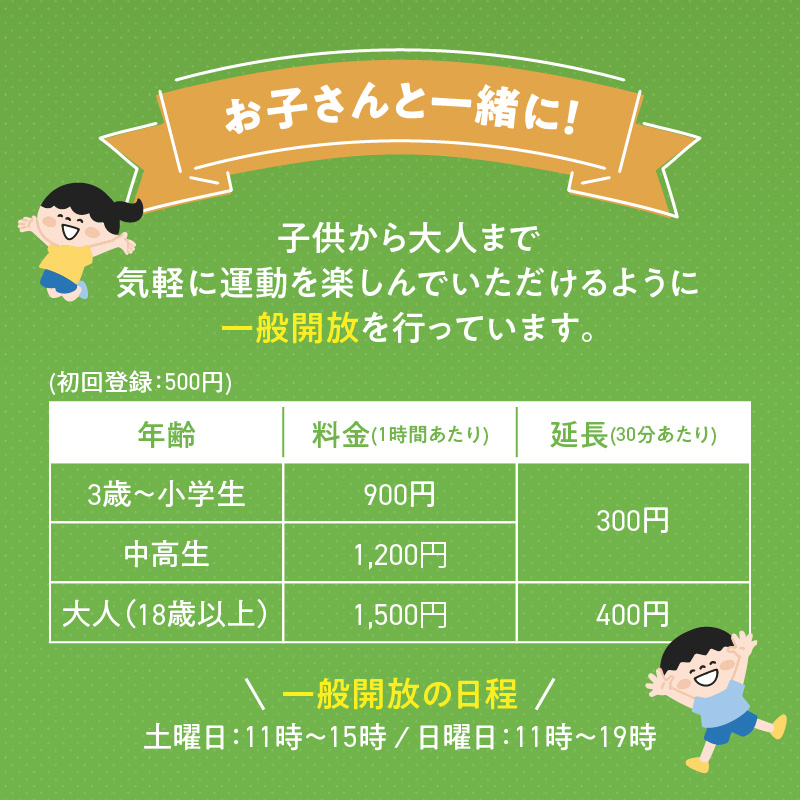 『トランポリンの森 RolyPoly』で使えるクーポン（3,000円）