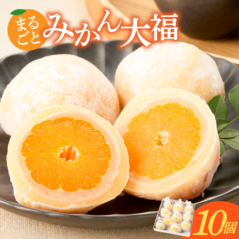 みかん大福　10個入り【贈答・熨斗対応】 ［009B16］