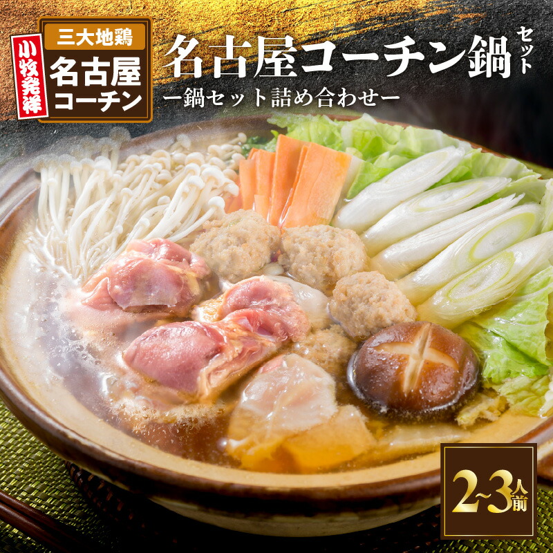 名古屋コーチン鍋セット 日本三大地鶏 鍋セット 鶏肉 もも肉 肉団子 鍋料理