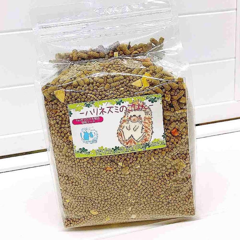 fuu うまうまセレクション ハリネズミのごはん（700g）　［ 小動物用 ハードタイプ バランス 栄養食 ペットフード 餌 えさ エサ ］