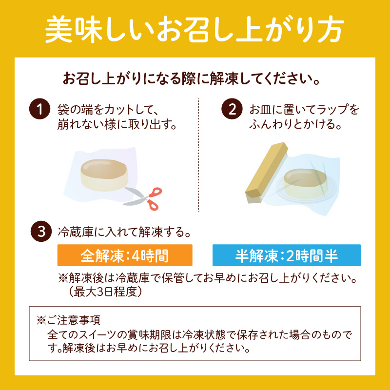 名古屋コーチンの卵を使用したバスクチーズケーキ＆レモンパウンドケーキ＆ほうじ茶ショコラセット