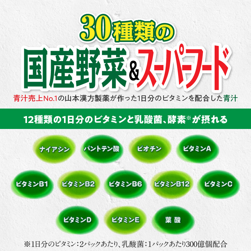＜2ヶ月に1度、6回送付定期便＞国産有機大麦若葉＆３０種の野菜