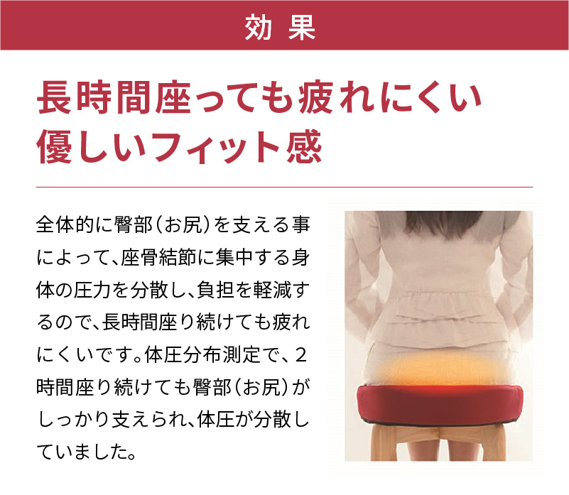 スポッとクッション 　4.レッドストライプ