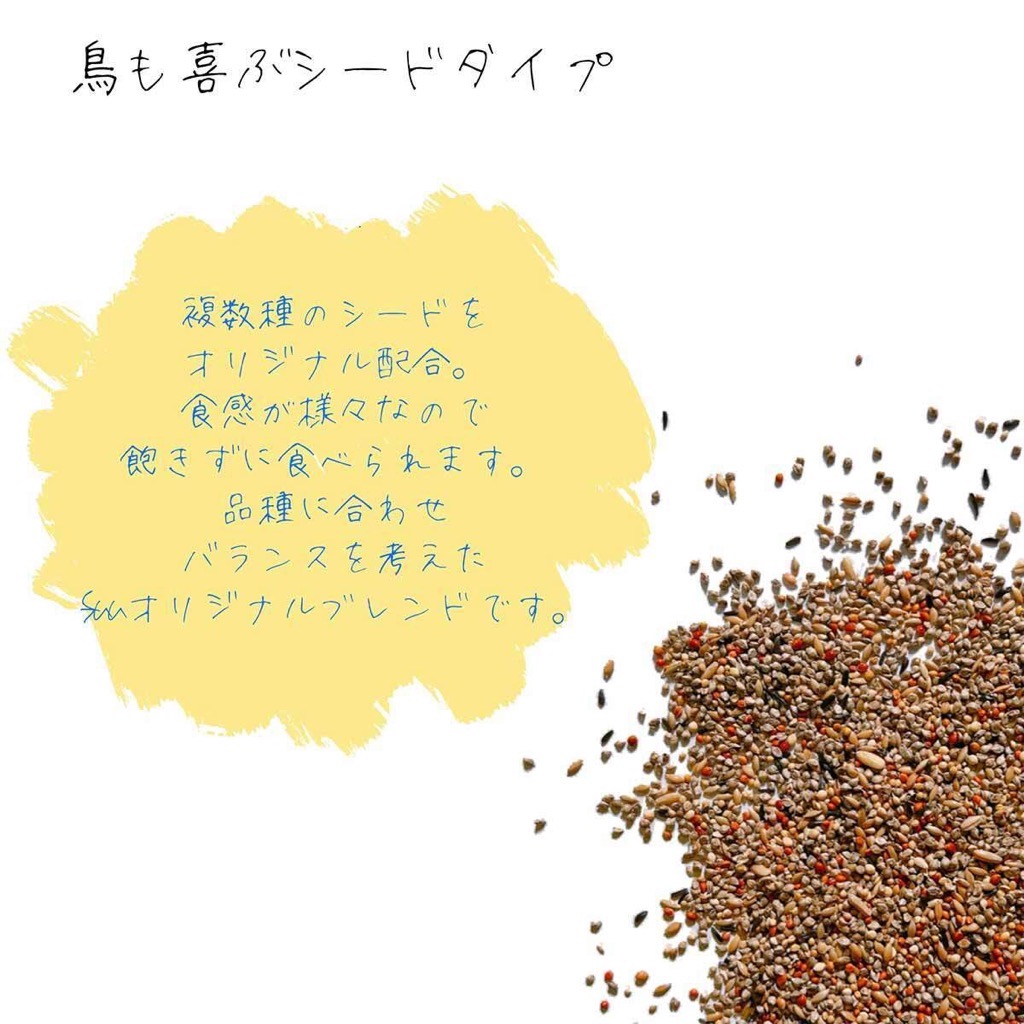 fuu 文鳥・セキセイインコのごはん（800g）　［ 小鳥の餌 インコ フィンチ 文鳥 セキセイ 小型インコ 餌 えさ エサ 主食 ペットフード ］
