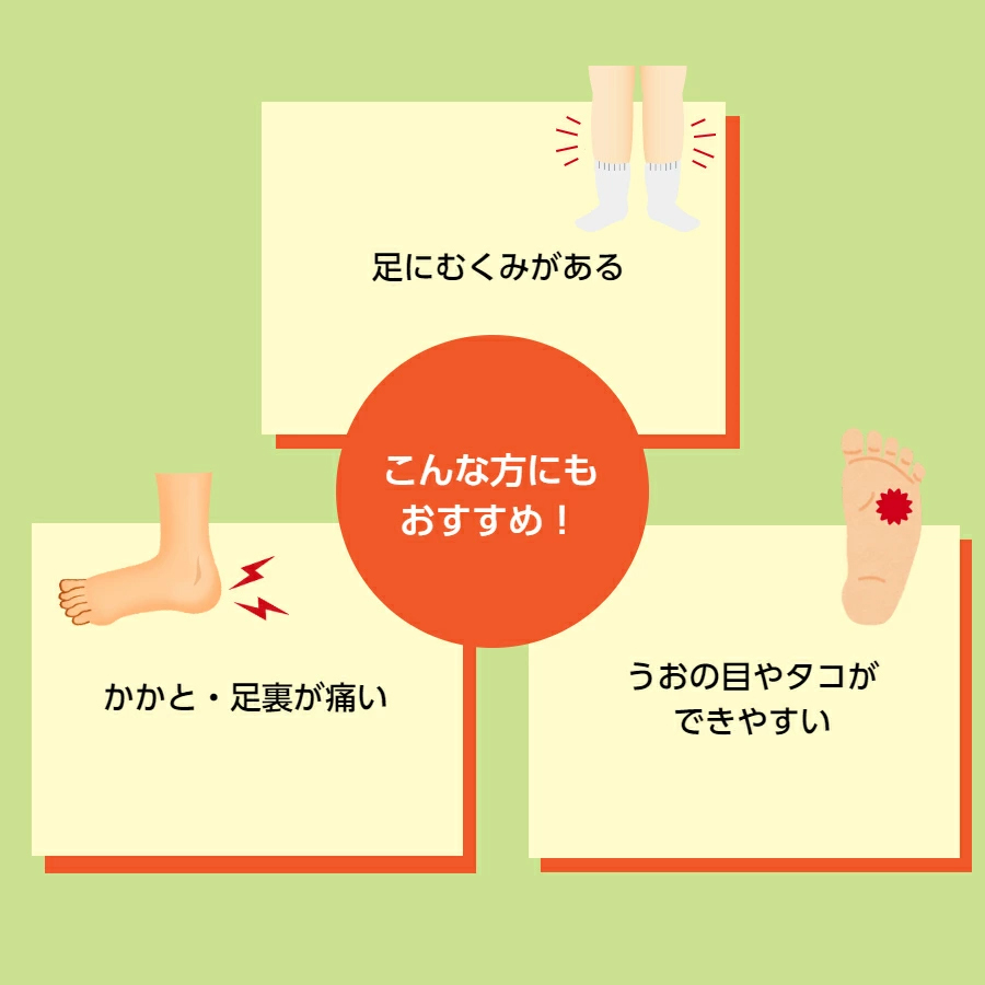 糖尿病用靴下「らくした切断用２枚入」　カラー：ブラック