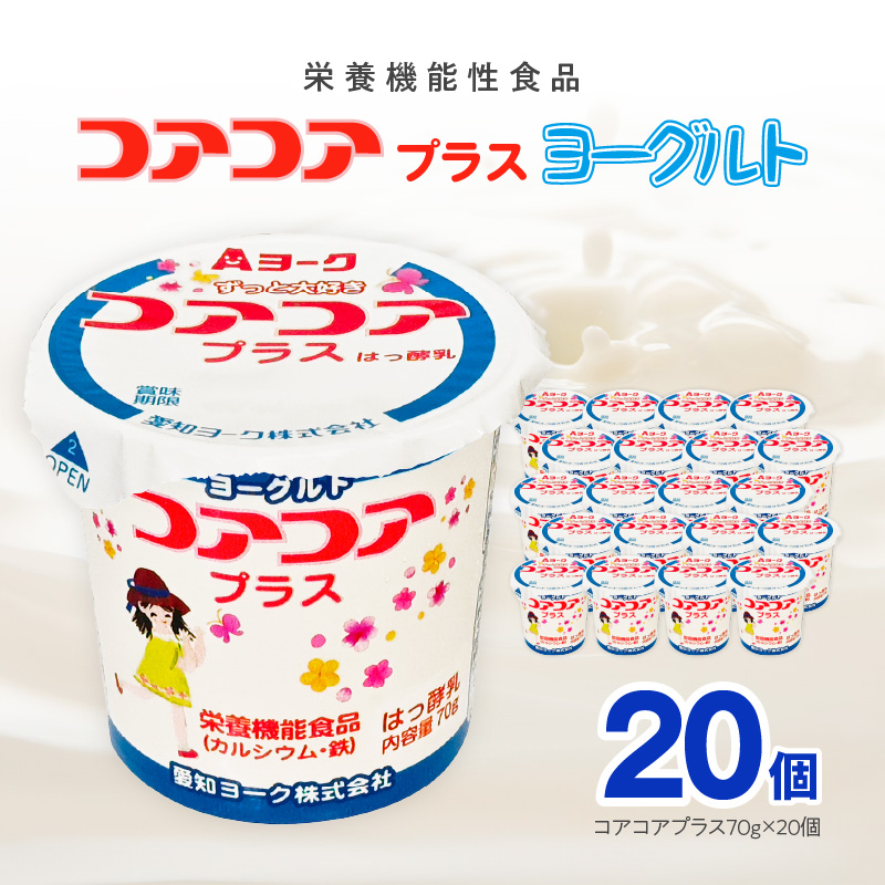 愛知ヨーク　コアコアプラスヨーグルト　20個入　（栄養機能性食品）
