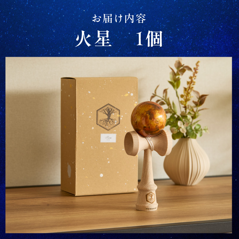 世界に一つだけのけん玉　「火星」 ［219H01-06］