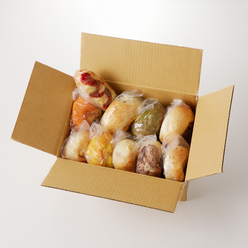 【もっちりベーグル】ベーグル専門店pan de pan 888のおまかせベーグルセット（10個入り） ［もちもち焼きたてベーグル パン 冷凍 国産うるち米 むっちりモチモチ食感 季節限定 新感覚ベーグル 惣菜ベーグル デザートベーグル チョコレート 抹茶］