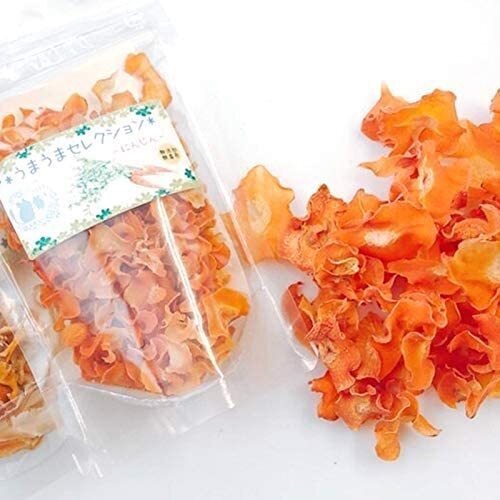 fuu うまうまセレクション 小動物のおやつ（にんじん）　［ 小動物 野菜 野草 果樹 国産 葉っぱ ナチュラル 無添加 無着色 ペットフード ごはん おやつ えさ 餌 エサ ］