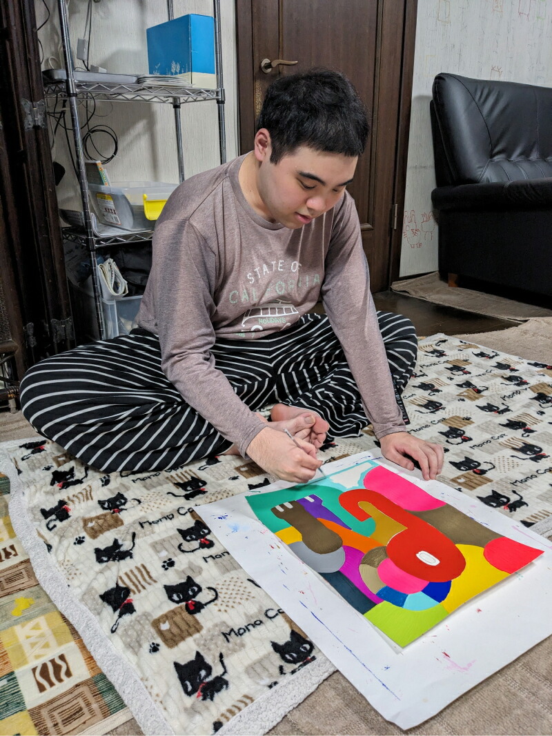 絵画「象インパクト」小牧市制70周年記念