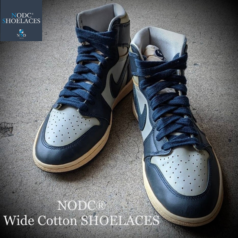 NODC Wide Cotton SHOELACES ３セット