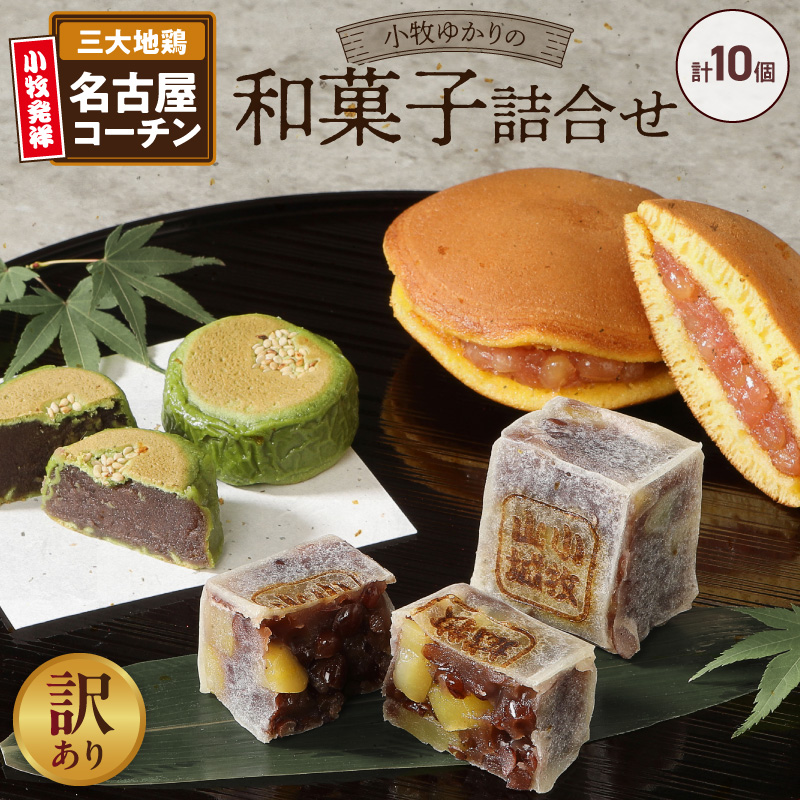 【訳あり】小牧ゆかりの和菓子詰合せ（簡易包装）［009B17］