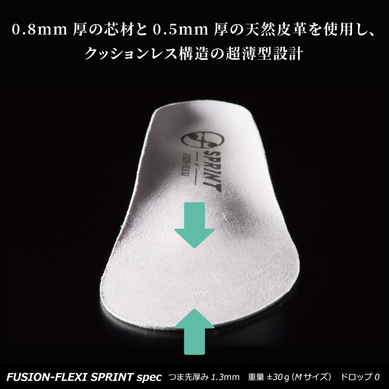 スポーツインソール「フュージョンフレキシーSPRINT」Sサイズ