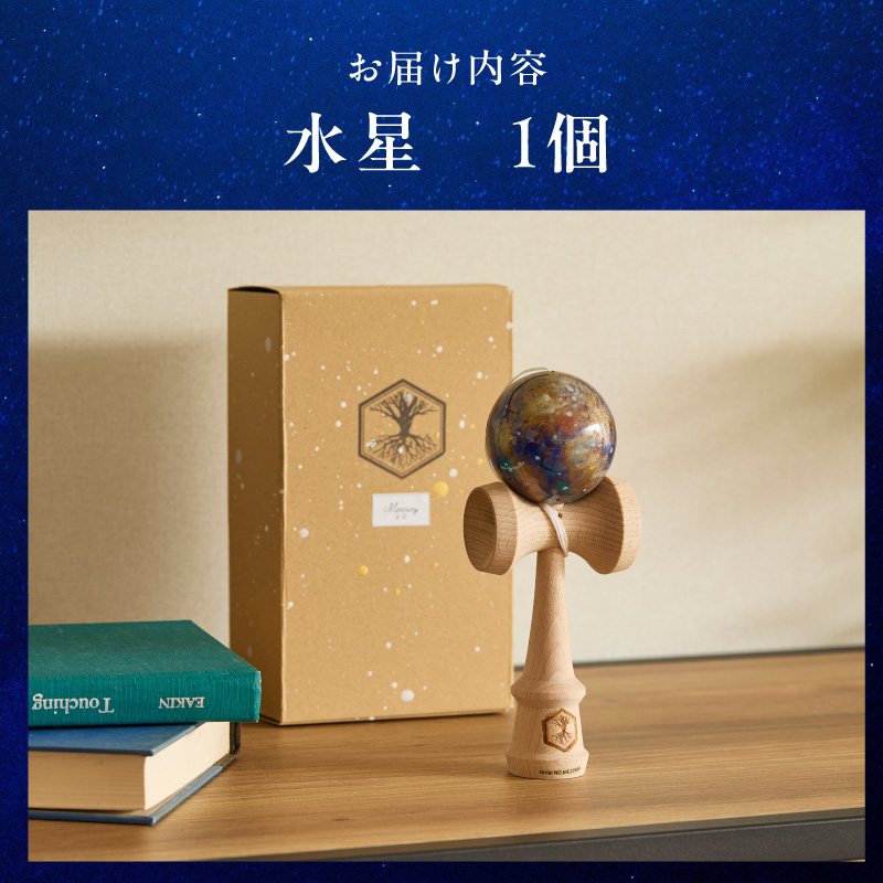 世界に一つだけのけん玉　「水星」 ［219H01-02］