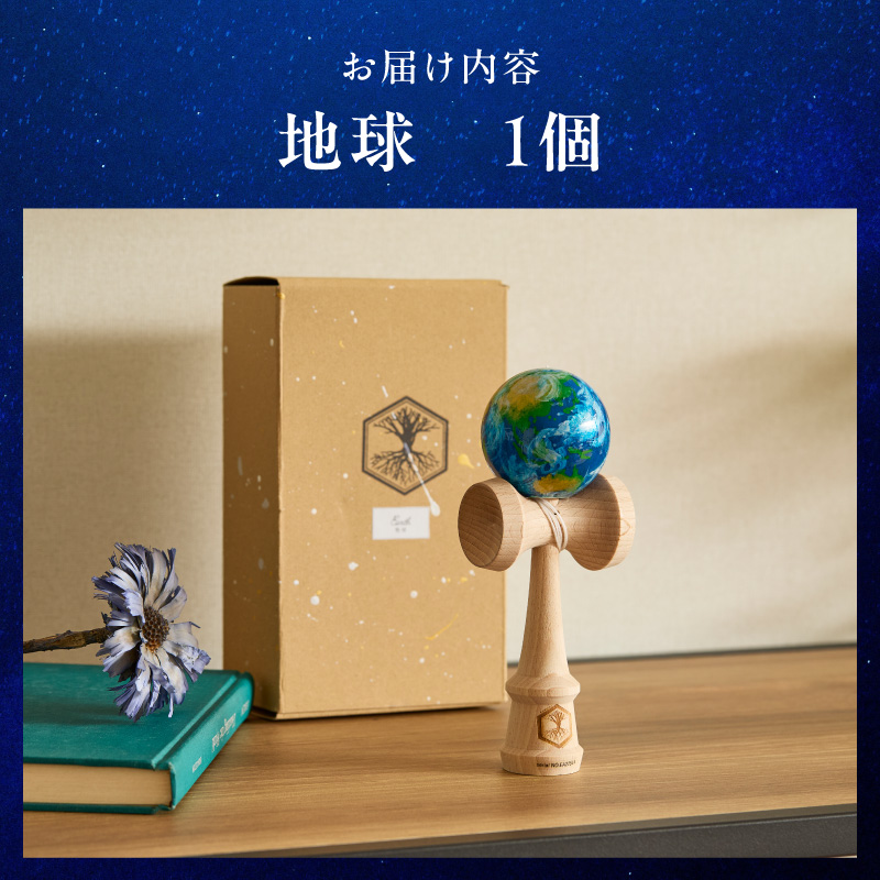 世界に一つだけのけん玉　「地球」 ［219H01-04］