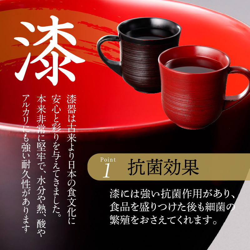 尾州塗ペアマグカップ