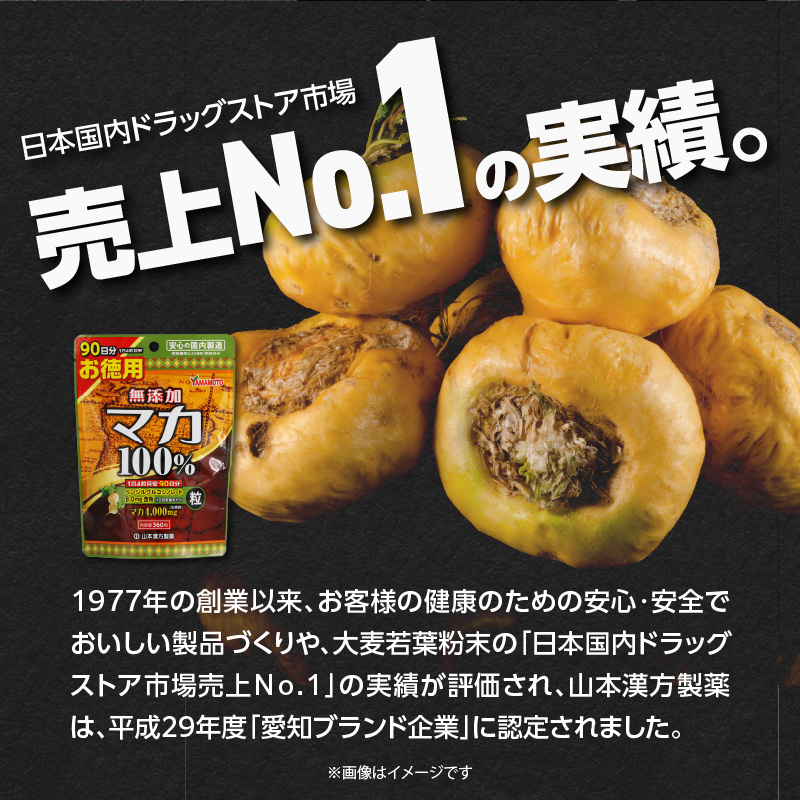 ＜6ヶ月に1度、2回送付定期便＞山本漢方の無添加マカ粒