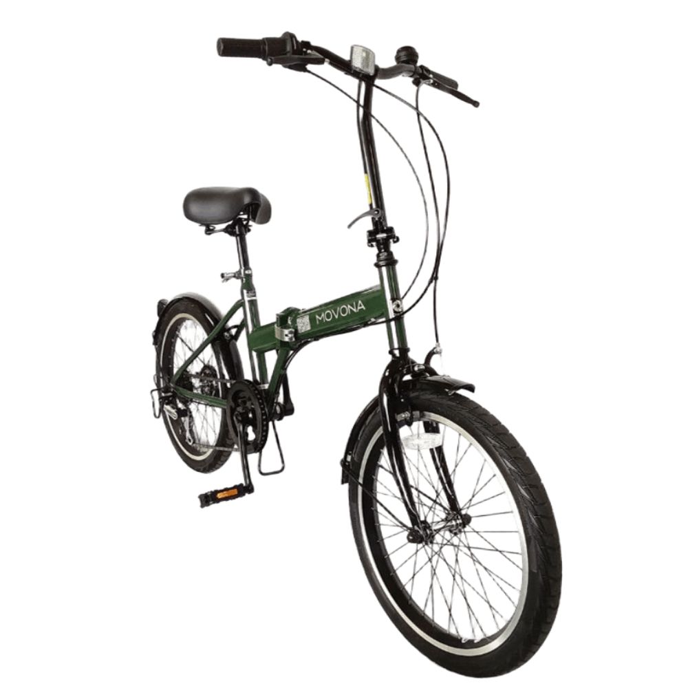 ノーパンク 折りたたみ自転車 MOVONA Silver 20インチ 送料無料 全国配送離島含│自転車 完成品 組み立て不要 空気入れ不要 パンクしない 通勤 通学 サイクリング 新生活 武田産業 三重県 四日市市 ふるさと納税