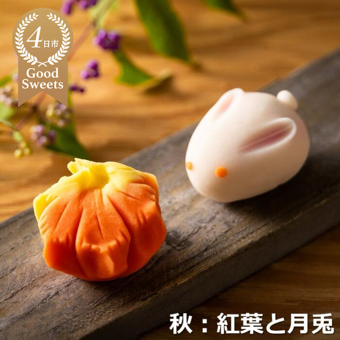 【スイーツ】ずーっと、眺めていたくなりますが、お早目にお召し上がりください。「夢菓子工房ことよ」季節の練り切り菓子 秋篇10個