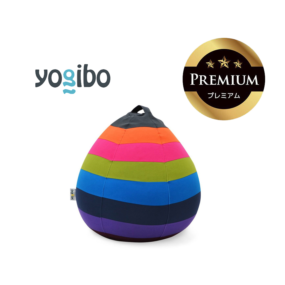 Yogibo Drop Rainbow Premium（ヨギボー ドロップ レインボー プレミアム）ブライト【ビーズクッション ビーズ 座椅子 椅子 クッション ビーズソファー ビーズソファ 新生活 プレゼント インテリア 家具 ベッド ゲーム】