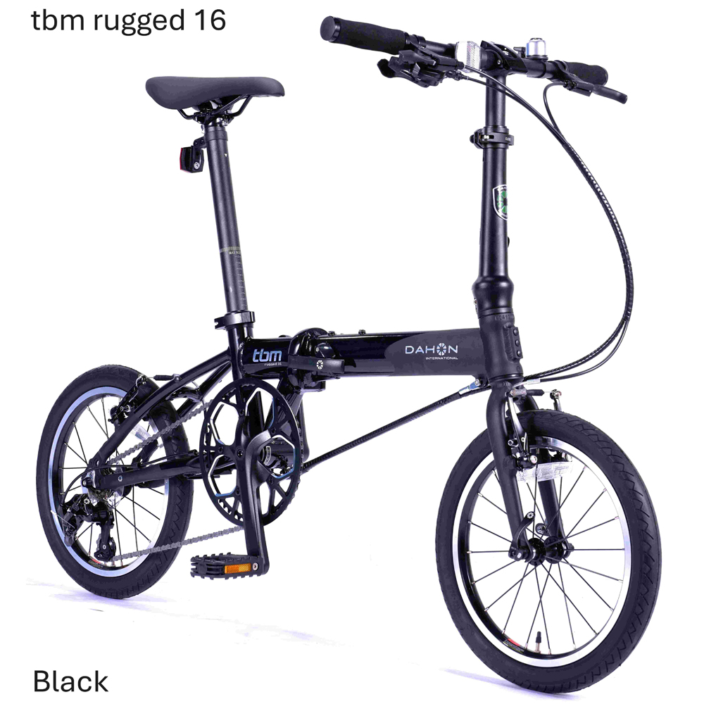 DAHON tbm rugged 16 Black 送料無料 全国配送離島含│自転車 完成品 組み立て不要 折りたたみ自転車 通勤 通学 サイクリング 新生活 武田産業 三重県 四日市市 ふるさと納税