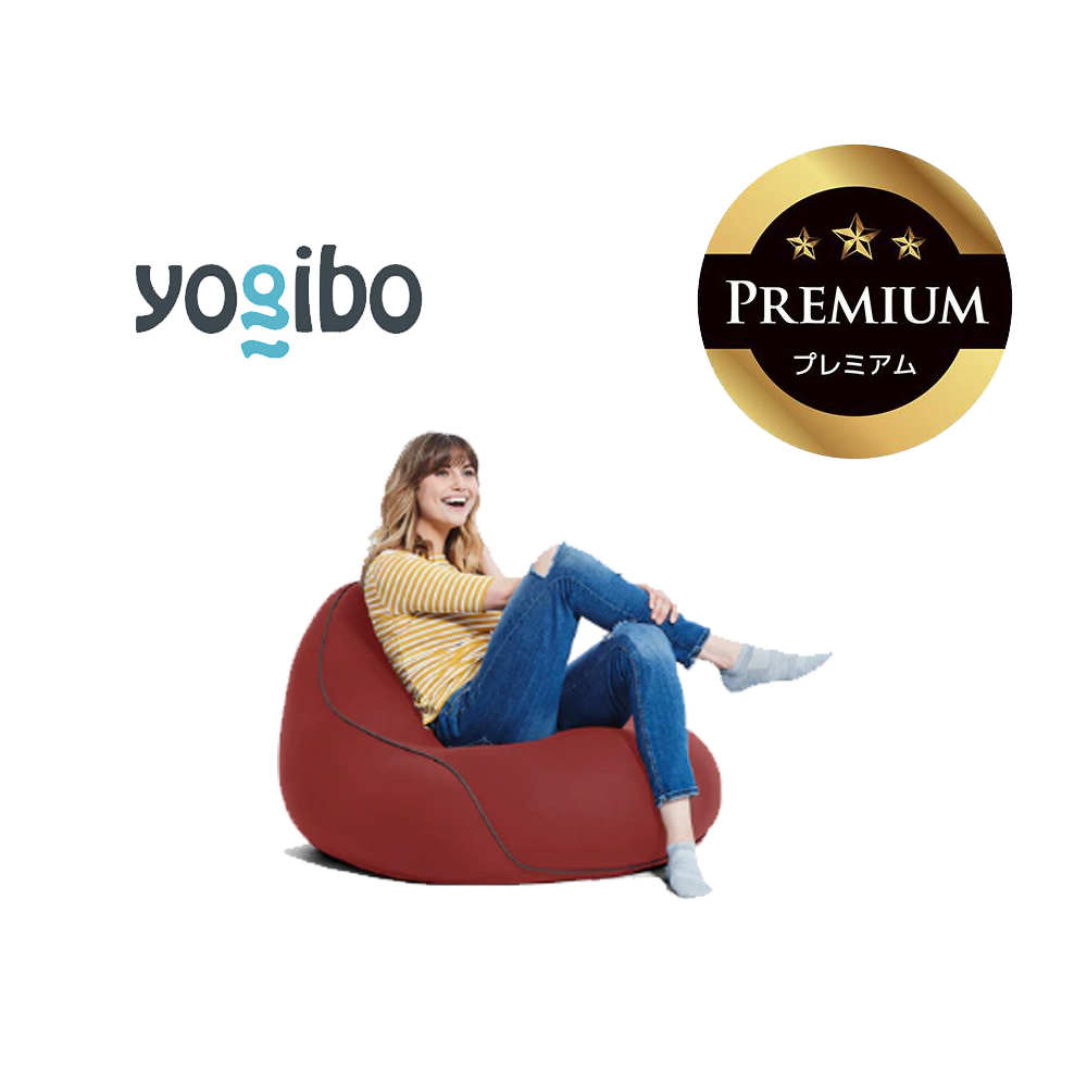 Yogibo Lounger Premium（ヨギボー ラウンジャー プレミアム）ワインレッド【ビーズクッション ビーズ 座椅子 椅子 クッション ビーズソファー ビーズソファ 新生活 プレゼント インテリア 家具 ベッド ゲーム】