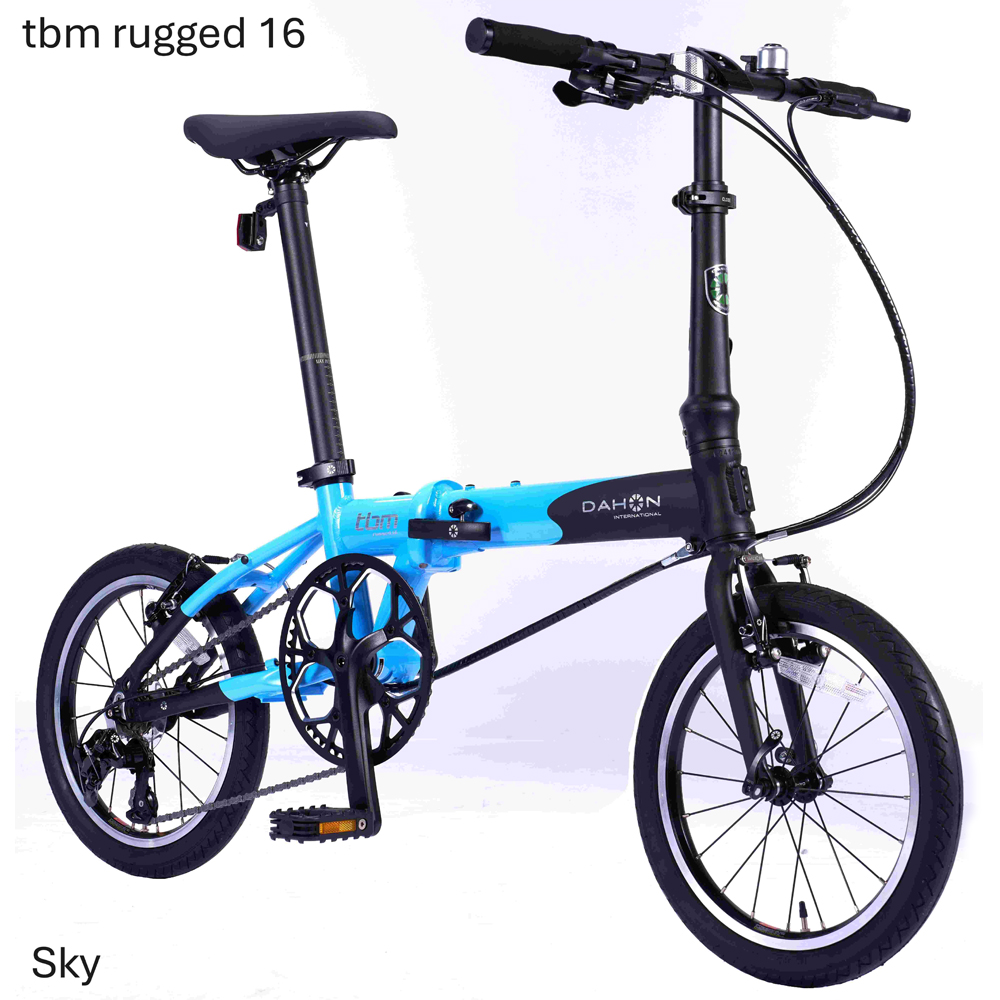 DAHON tbm rugged 16 Sky 送料無料 全国配送離島含│自転車 完成品 組み立て不要 折りたたみ自転車 通勤 通学 サイクリング 新生活 武田産業 三重県 四日市市 ふるさと納税
