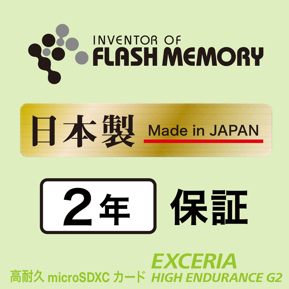 キオクシア（KIOXIA）EXCERIA HIGH ENDURANCE G2 高耐久 microSDHC/microSDXC UHS-Iメモリカード 256GB