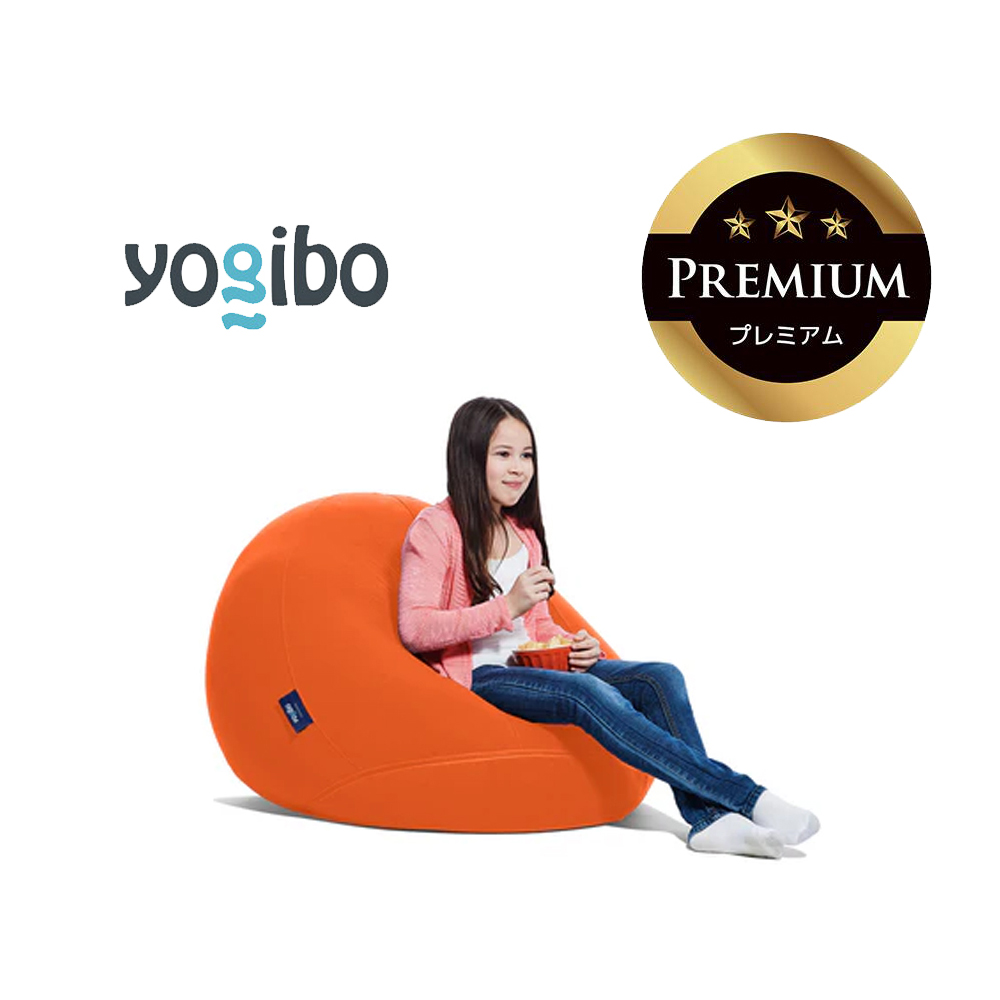 Yogibo Drop Premium（ヨギボー ドロップ プレミアム）オレンジ【ビーズクッション ビーズ 座椅子 椅子 クッション ビーズソファー ビーズソファ 新生活 プレゼント インテリア 家具 ベッド ゲーム】