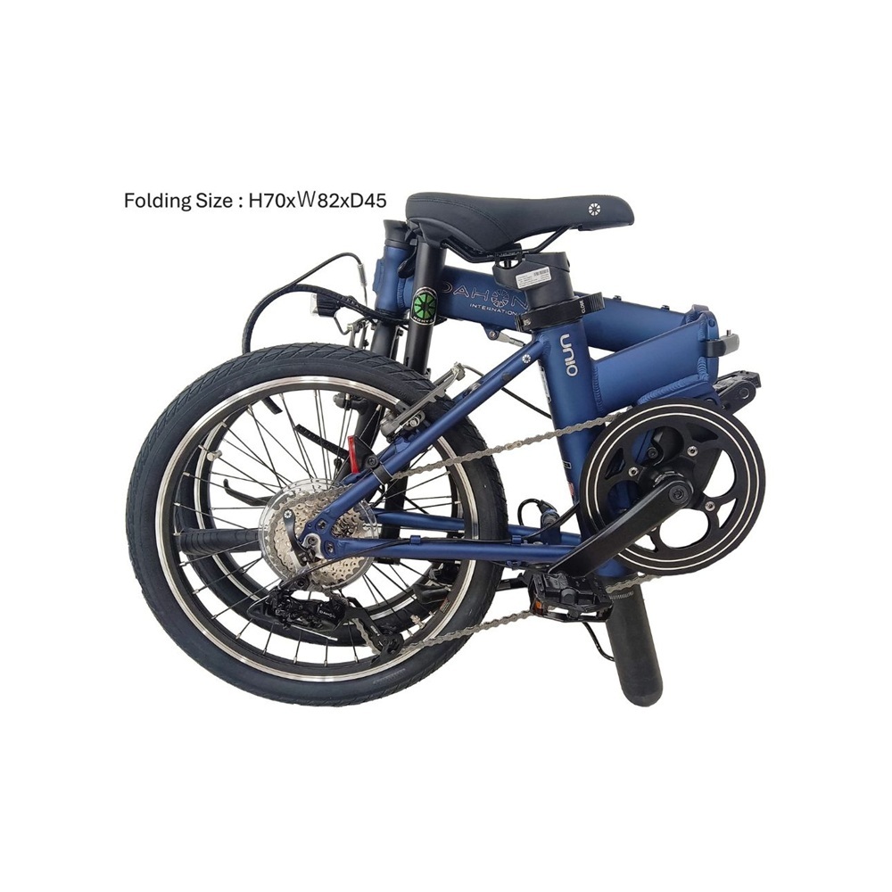 DAHON UNIO 電動アシスト折りたたみ自転車 Matt Navy 送料無料 全国配送離島含│e-bike 自転車 完成品 組み立て不要 通勤 通学 サイクリング 新生活 アウトドア 武田産業 三重県 四日市市 ふるさと納税