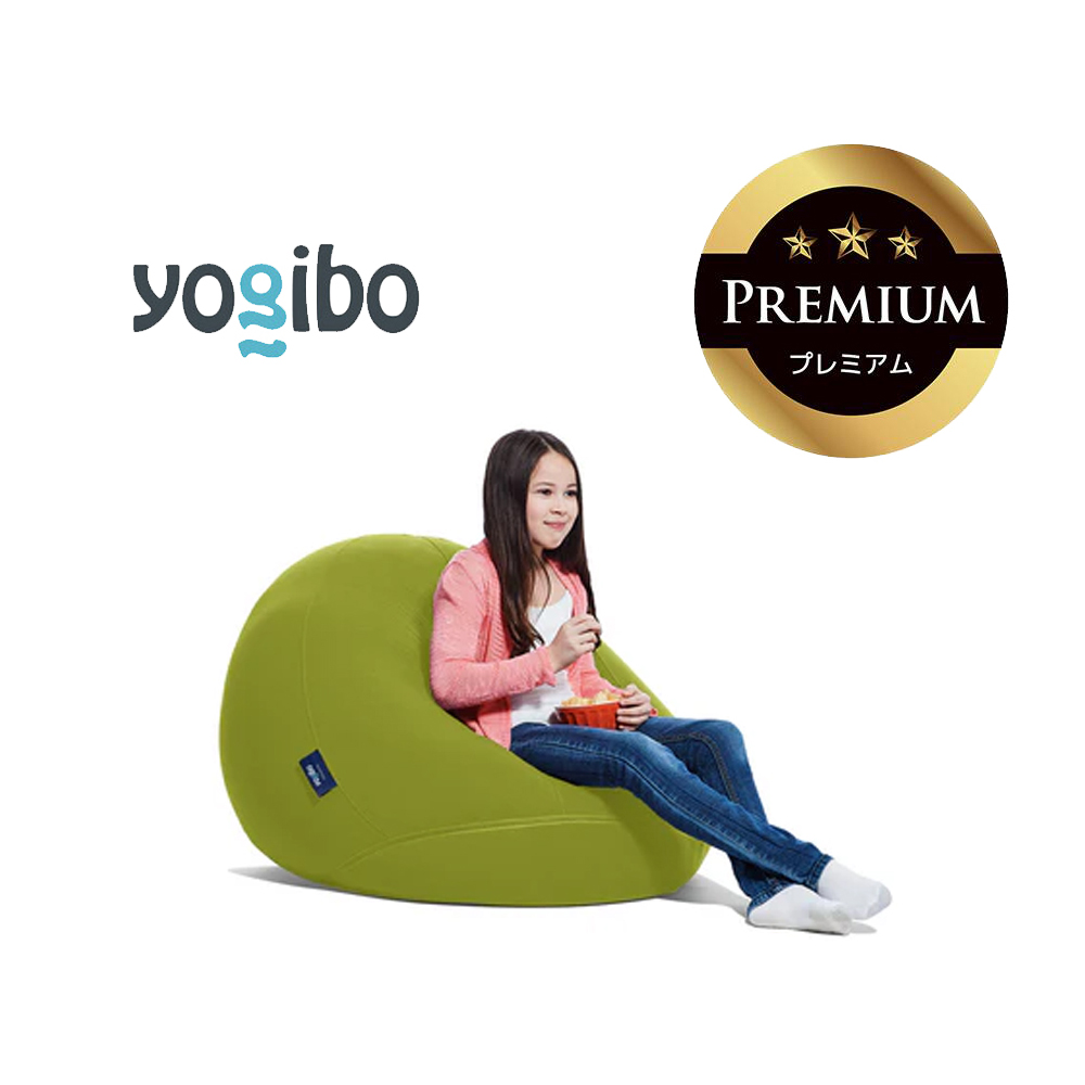 Yogibo Drop Premium（ヨギボー ドロップ プレミアム）ライムグリーン【ビーズクッション ビーズ 座椅子 椅子 クッション ビーズソファー ビーズソファ 新生活 プレゼント インテリア 家具 ベッド ゲーム】
