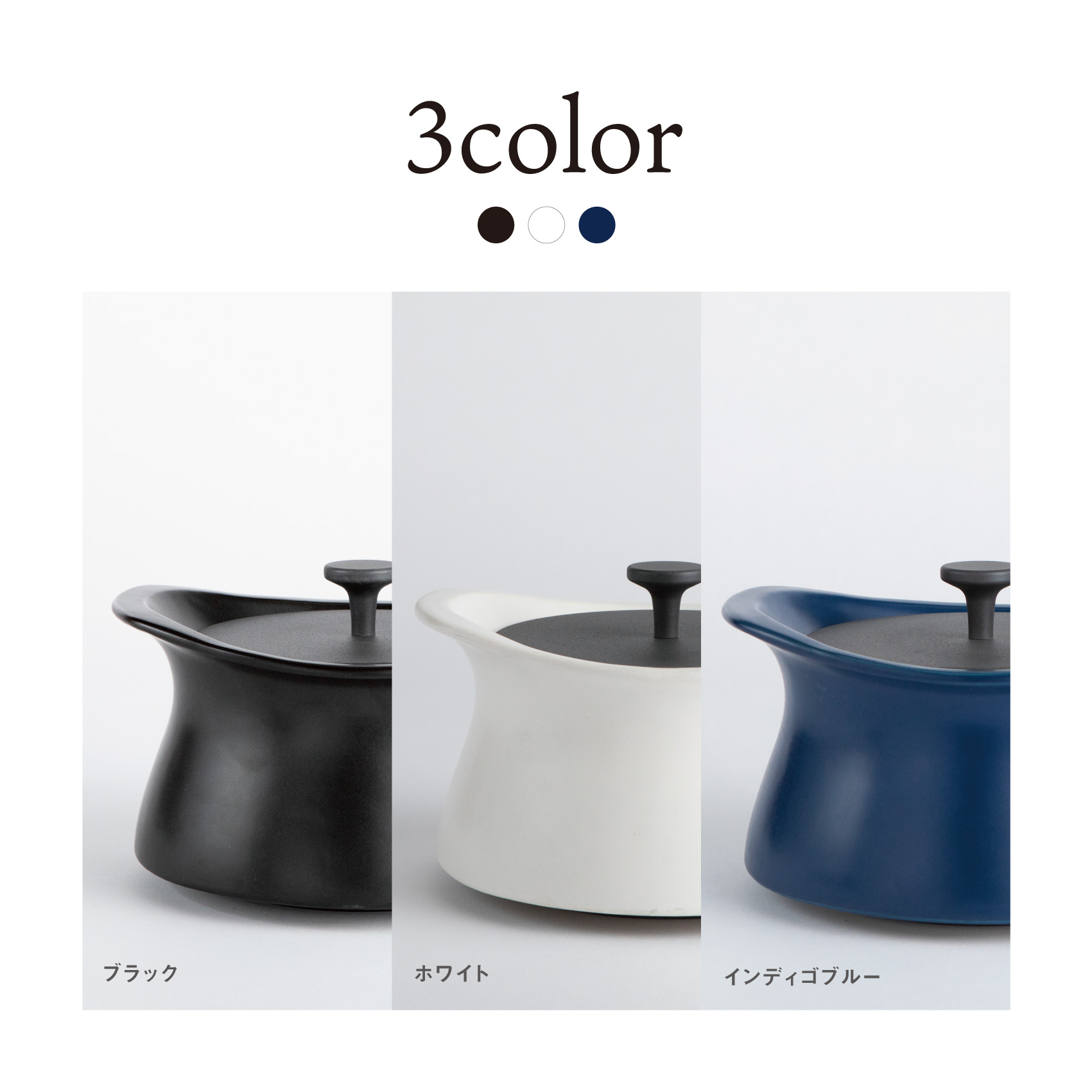 best pot（ベストポット） IH対応（20cm）インディゴブルー