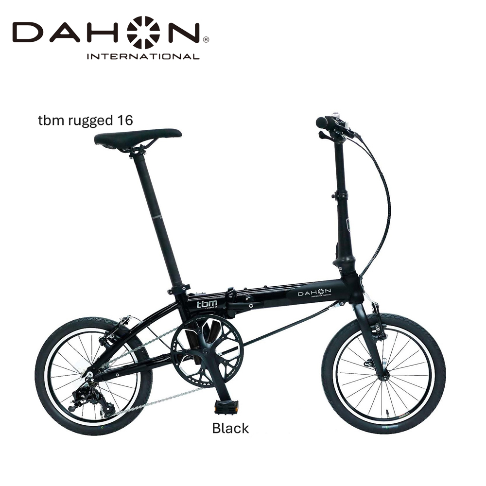 DAHON tbm rugged 16 Black 送料無料 全国配送離島含│自転車 完成品 組み立て不要 折りたたみ自転車 通勤 通学 サイクリング 新生活 武田産業 三重県 四日市市 ふるさと納税