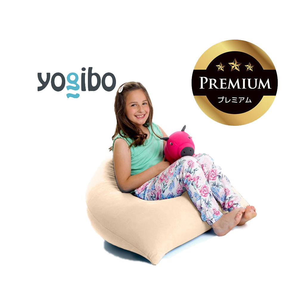 Yogibo Pyramid Premium（ヨギボー ピラミッド プレミアム）クリームホワイト【ビーズクッション ビーズ 座椅子 椅子 クッション ビーズソファー ビーズソファ 新生活 プレゼント インテリア 家具 ベッド ゲーム】