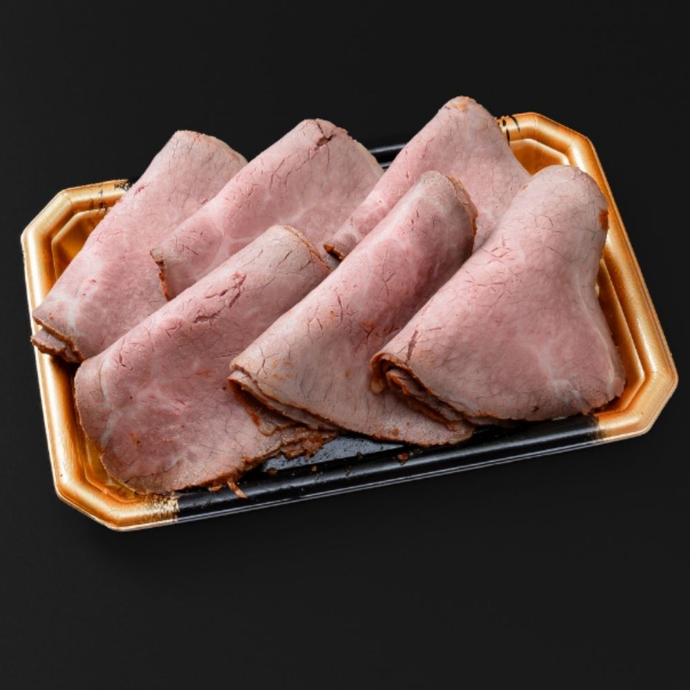 精肉店の直営焼肉【焼肉大剛】1kg 大容量！カット済み 本格ローストビーフ （パーティ最適）【ローストビーフ 肉 牛肉 冷凍便 おすすめ 人気 ランキング 冷凍 手作り 詰め合わせ 大容量 冷凍食品 手作り お惣菜 国産 業務用 牛肉 名店 お弁当 夕食  ディナー 丼ぶり 簡単調理 ストック クリスマス 年末年始 三重県 四日市市 ふるさと納税】