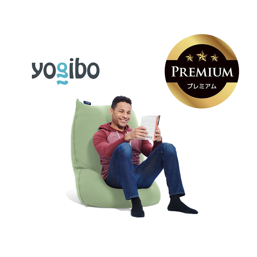 Yogibo Lite Premium（ヨギボー ライト プレミアム）ピスタチオ【ビーズクッション ビーズ 座椅子 椅子 クッション ビーズソファー ビーズソファ 新生活 プレゼント インテリア 家具 ベッド ゲーム】